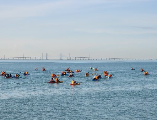 CABARAN KAYAK 80KM MENGELILINGI PULAU PINANG.